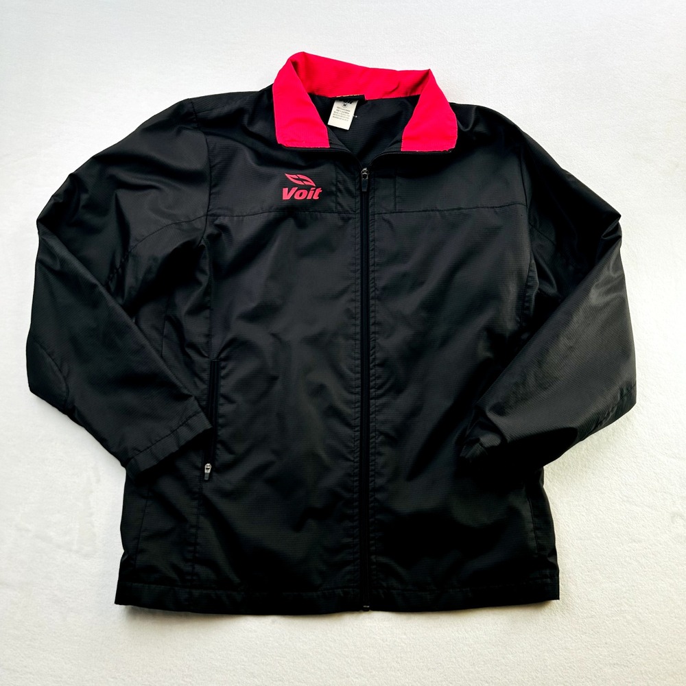 Voit Jacket Adult Medium Black Pink Soccer Volleyball Outdoors Winter Coat Mens